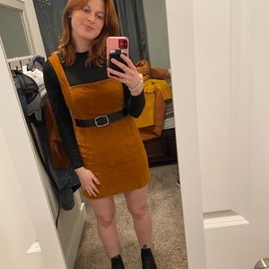Rust Anthropologie Mini Dress